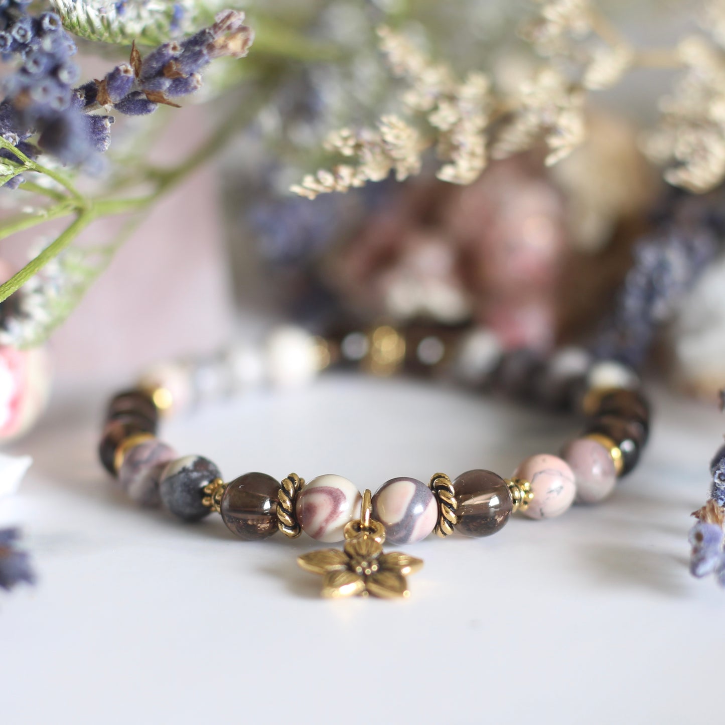 BB Can Buy Flowers 4 Me: Porcelain Jasper (6mm)