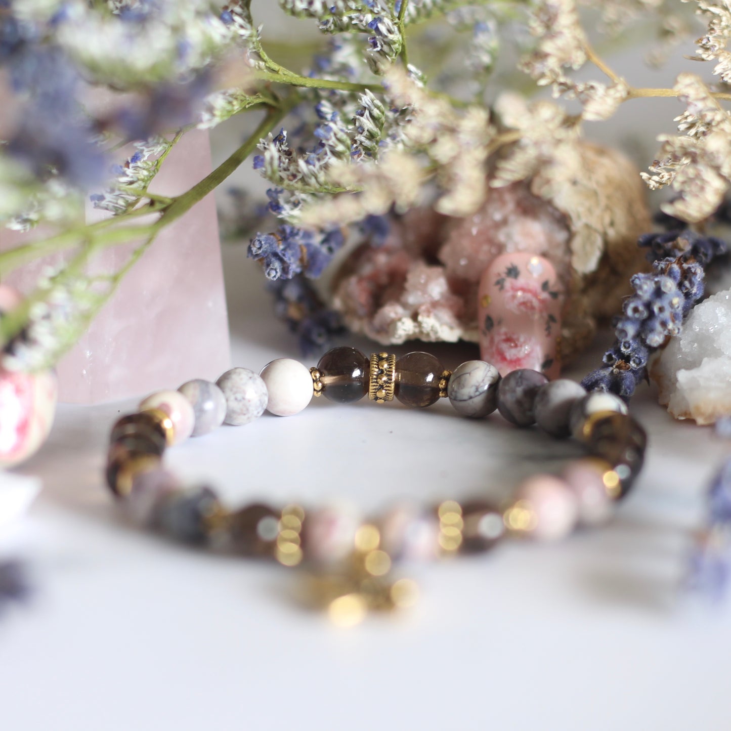 BB Can Buy Flowers 4 Me: Porcelain Jasper (6mm)